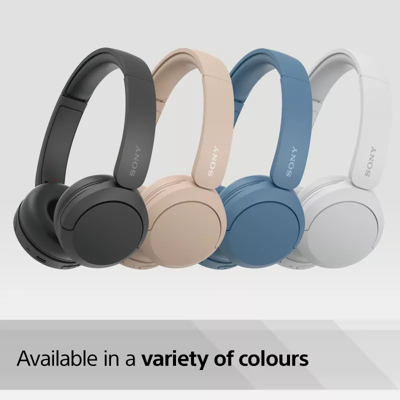 Sony WH-CH520 Kopfhörer Kabellos Bügel Headset Telefonate/Musik USB Typ-C Blau