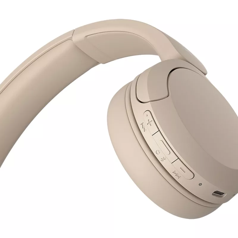 Sony WH-CH520 kabellose Kopfhörer, Creme/Beige