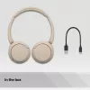 Sony WH-CH520 kabellose Kopfhörer, Creme/Beige
