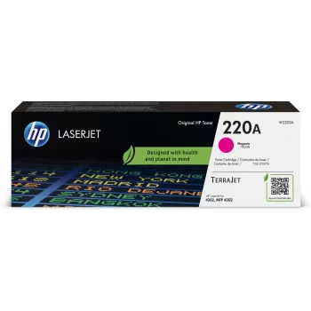 HP 220A Magenta Original LaserJet Tonerkartusche, 1800 Seiten, Magenta, 1 Stück
