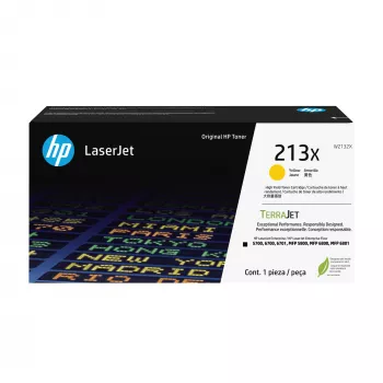 HP 213X Hochleistungs Gelb Original LaserJet Tonerkartusche, 6000 Seiten, Gelb, 1 Stk.