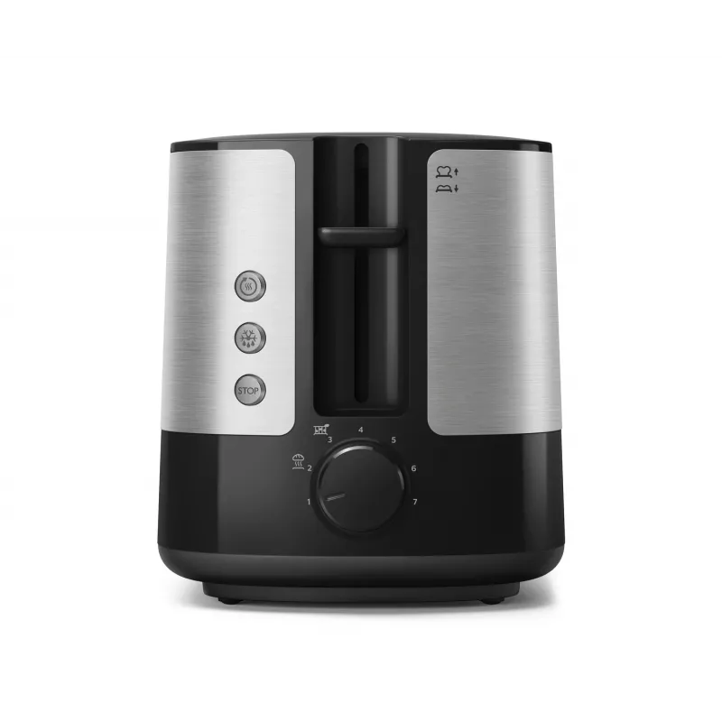 Philips Viva Collection HD2635/90 Toaster 7 2 Scheiben Schwarz, Titan