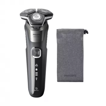 Philips SHAVER Series 5000 S5887/10 Nass- und Trockenrasierer und Soft-Etui