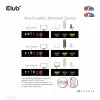 Club3D CSV-1381 HDMI-Switch 3-auf-1, 8K60Hz/4K120Hz