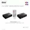 Club3D CSV-1381 HDMI-Switch 3-auf-1, 8K60Hz/4K120Hz