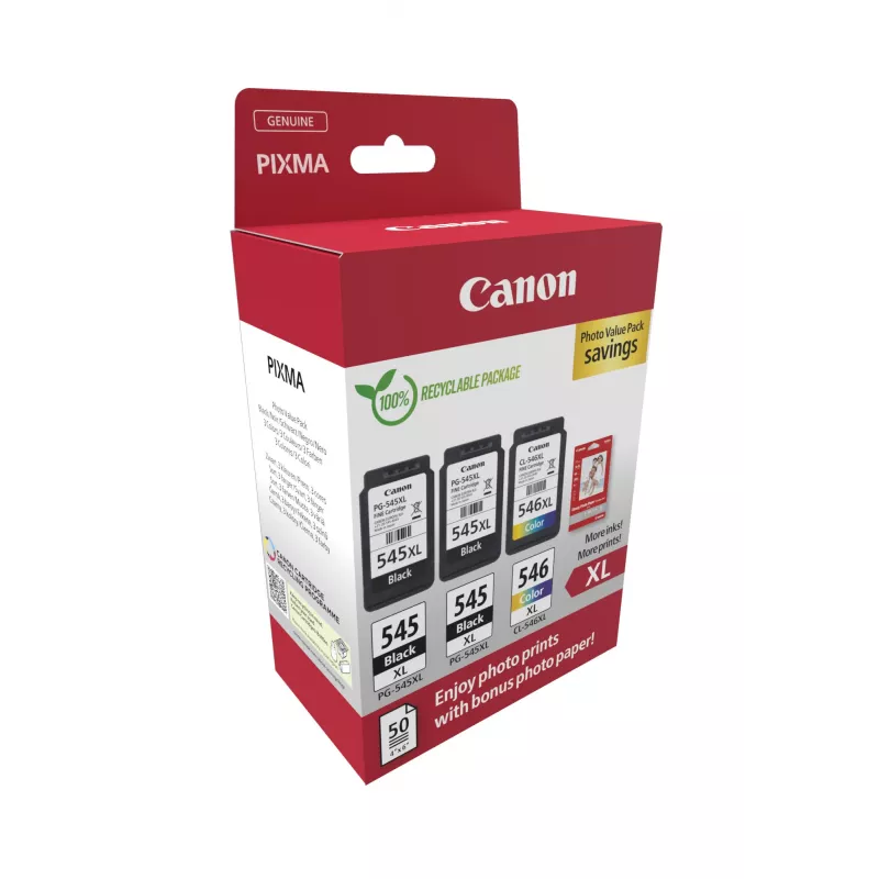 Canon 8286B015 Tintenpatrone 3 Stück Original High (XL) Yield Schwarz, Cyan, Magenta, Gelb