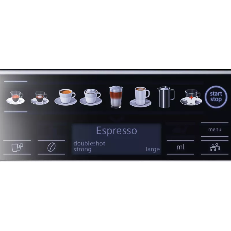 Espressomaschine Siemens EQ.6 plus TE657319RW — Vollautomat, 1,7 l Wassertank, 19-bar-Pumpe, integriertes Mahlwerk