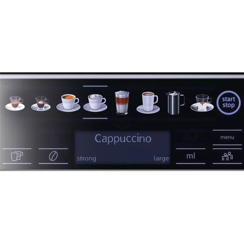 Espressomaschine Siemens EQ.6 plus TE657319RW — Vollautomat, 1,7 l Wassertank, 19-bar-Pumpe, integriertes Mahlwerk