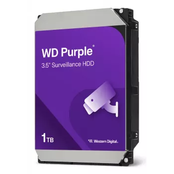 WESTERN DIGITAL Festplatte - WD Purple WD11PURZ - 1TB - SATA 6Gb/s - 3,5 Zoll - 5400 U/min - 64 MB Cache - 110 MB/s