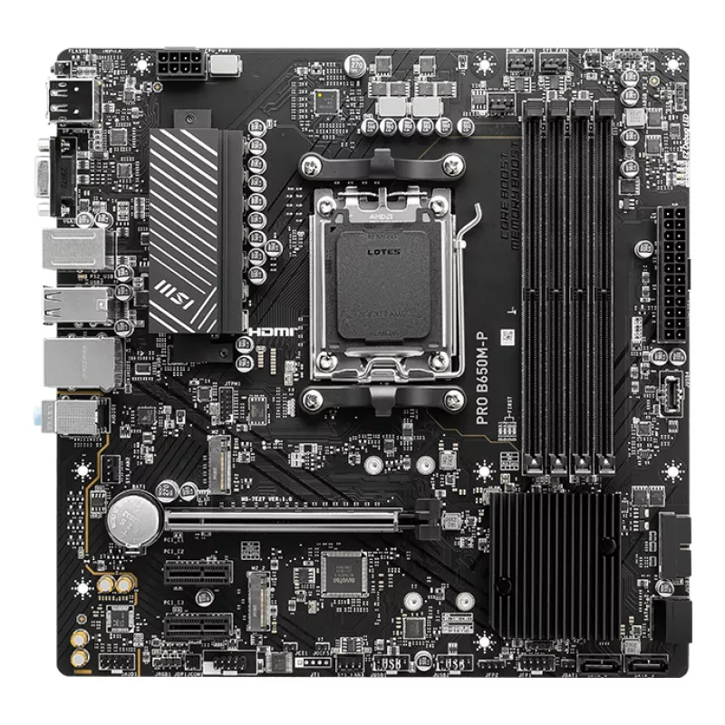 MSI PRO B650M-P Mainboard AMD B650 Sockel AM5 micro ATX
