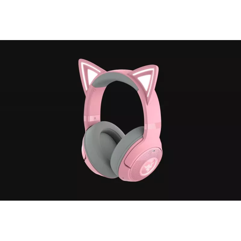 RAZER Headset Kraken Kitty V2 Bt – Stereo – Bluetooth – Pink
