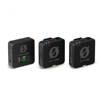 Drahtloses Lavalier-Mikrofonsystem RØDE Wireless PRO — omnidirektionales Lavalier, 20–20.000 Hz, 7 h Akku, 260 m Reichweite