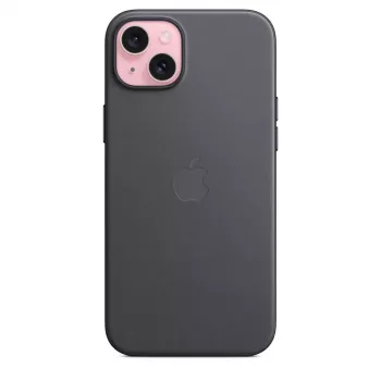 Apple FineWoven Hülle mit MagSafe für iPhone 15 Plus Schwarz
