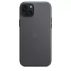 Apple FineWoven Hülle mit MagSafe für iPhone 15 Plus Schwarz