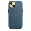 Apple FineWoven Case mit MagSafe iPhone 15 Pacific Blau