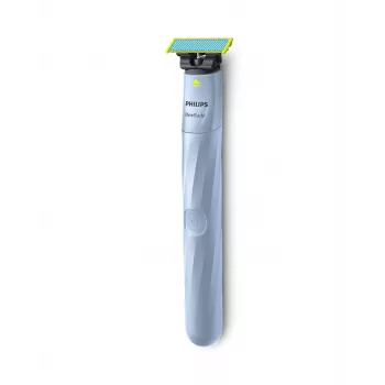 Folienrasierer Philips Norelco OneBlade QP1324/20 — kabelloser blauer Folienrasierer, 30 min Laufzeit, USB-Ladefunktion, abwaschbar, konturfolgend