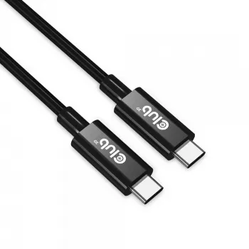 CLUB3D USB4 Gen3x2 Type-C bidirektionales Kabel 8K60Hz oder 4K120Hz, Daten 40Gbps, PD 240W(48V/5A) EPR M/M 3m / 9.84ft