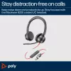 HP Poly Blackwire 8225 Stereo Microsoft Teams zertifiziertes USB-C Headset + USB-C/A Adapter