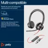 HP Poly Blackwire 8225 Stereo Microsoft Teams zertifiziertes USB-C Headset + USB-C/A Adapter