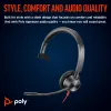HP Poly Blackwire 3315 Mono-USB-C-Headset +3,5-mm-Stecker + USB-C/A-Adapter