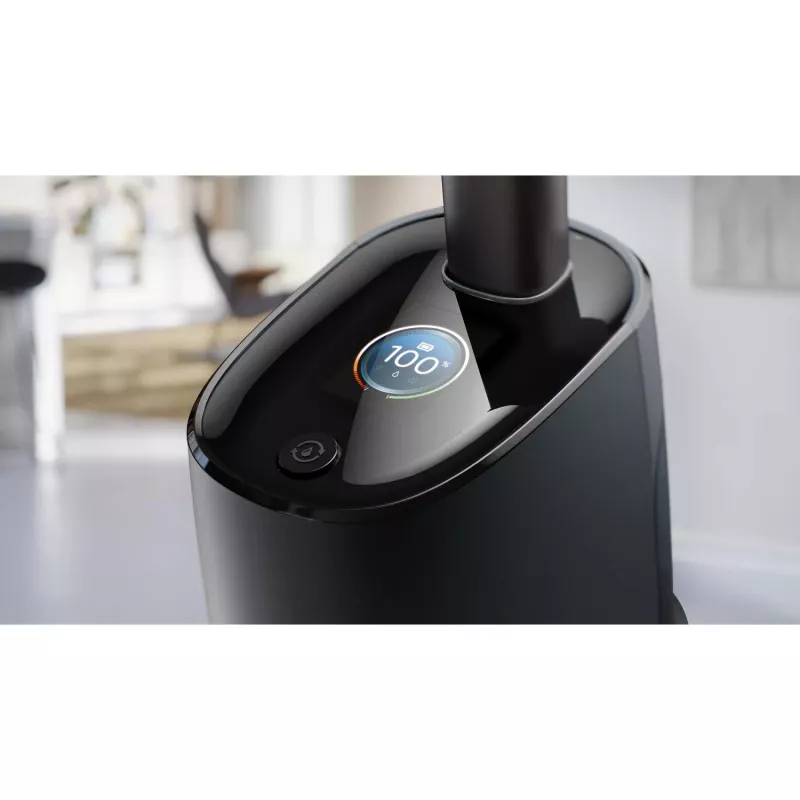 Philips XW7110 Akku-Staubsauger, Batterie, Trocken- und Nassreinigung, beutellos, Champagner, Grau