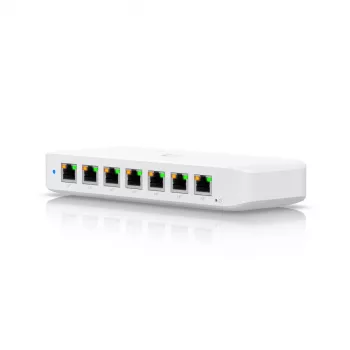 Managed Switch UBIQUITI USW-Ultra L2, 8x Gigabit PoE-Ports, 7 PoE, 42 W Budget, DC/PoE, 16 Gbit/s Switching