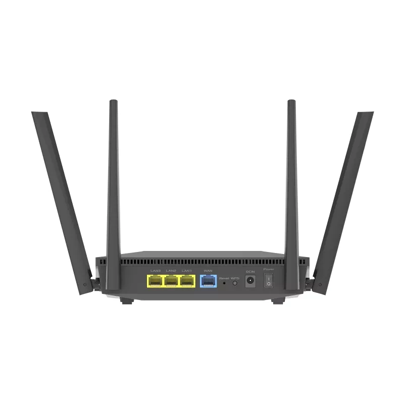 ASUS RT-AX52 AX1800 AiMesh WLAN-Router Gigabit Ethernet Dualband (2,4 GHz / 5 GHz) Schwarz