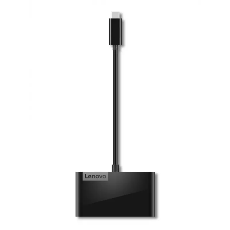 Lenovo Select GX91L84354 4-Port USB-C Hub, USB 3.0, Schwarz