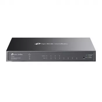 TP-Link Omada 8-Port Gigabit Smart Switch mit 4-Port PoE+, Managed, L2/L2+, Gigabit Ethernet (10/100/1000), Power over Ethernet (PoE), Rack-Montage