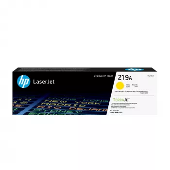 HP 219A Gelbe Original LaserJet Tonerkartusche, 1200 Seiten, Gelb, 1 St.