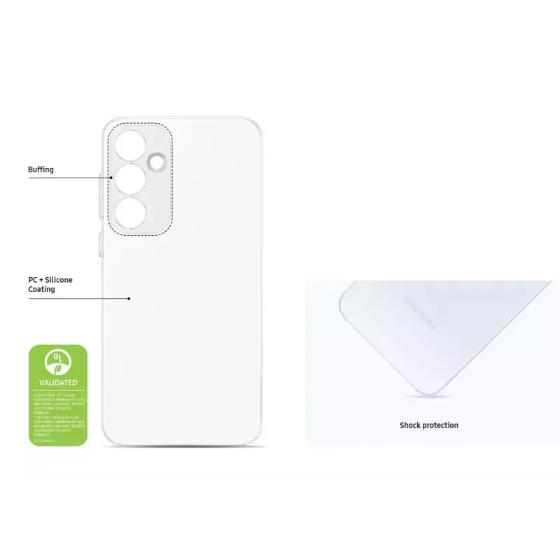 Samsung EF-QA556 Handyhülle 16,8 cm (6,6 Zoll) Cover Transparent