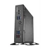 Shuttle XPC slim Barebone DS50U, Intel Celeron 7305, 2x LAN (1x 2,5 Gbit, 1x 1 Gbit), 1x COM, 1x HDMI, 1x DP, 1x VGA, lüfterlos, 24/7 Dauerbetrieb