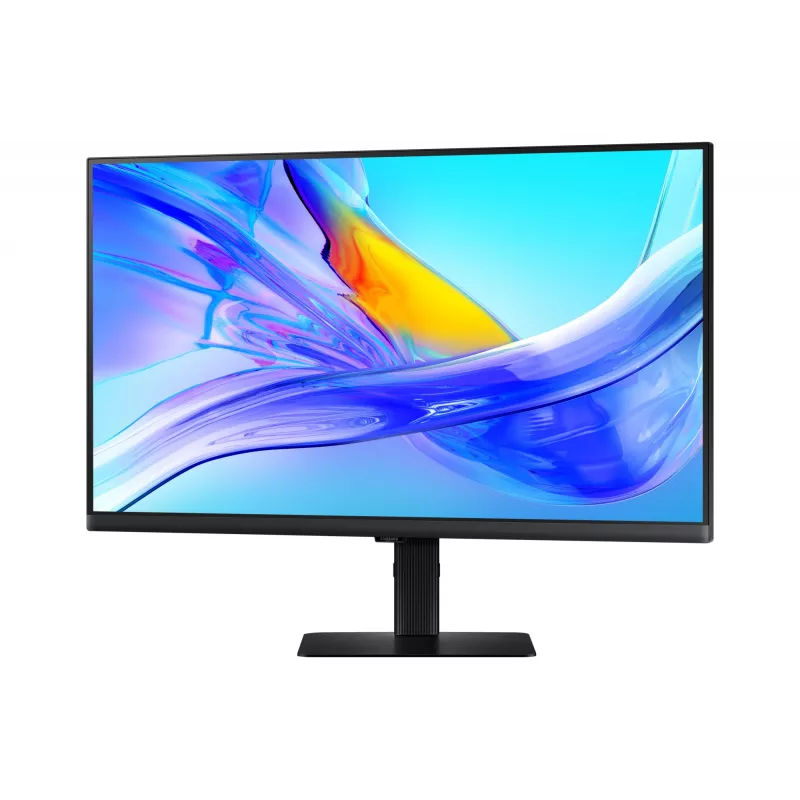 Samsung ViewFinity S8 S27D800UAU (LS27D800UAUXEN) 68,6 cm (27 Zoll) 4K-UHD-IPS-Monitor, 3840 x 2160, 60 Hz, HDR10, USB-C 90W, höhenverstellbar, Schwarz