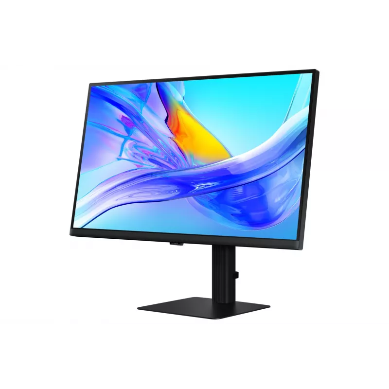 Samsung ViewFinity S8 S27D800UAU (LS27D800UAUXEN) 68,6 cm (27 Zoll) 4K-UHD-IPS-Monitor, 3840 x 2160, 60 Hz, HDR10, USB-C 90W, höhenverstellbar, Schwarz