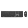 LOGITECH Signature Slim Combo Mk950 - Kabellose Tastatur/Maus - Graphit - QWERTY Graphit Dänisch/ Norwegisch/ Schwedisch/ Finnisch