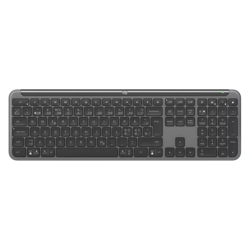 LOGITECH Signature Slim Combo Mk950 - Kabellose Tastatur/Maus - Graphit - QWERTY Graphit Dänisch/ Norwegisch/ Schwedisch/ Finnisch