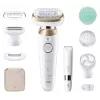 Braun Silk-epil 9 Flex SkinSpa 9-481 Epilierer, Gold/Weiß