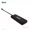 Club3D CSV-1548 USB-C-Hub, 4x USB-C 10 Gbps, 100W PD, Schwarz