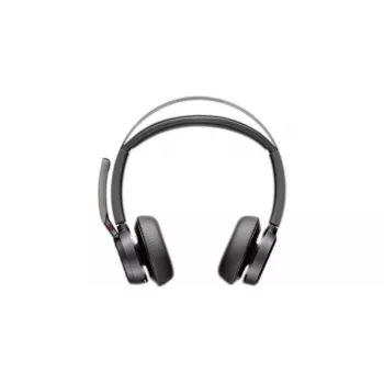 HP Poly Voyager Focus 2 Microsoft Teams Certified USB-C-C Headset +USB-C/A Adapter +Charging Stand