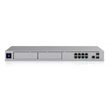 Managed Switch UBIQUITI UniFi Dream Machine Pro Max, 9-Port 2.5G Ethernet, 1U-Rack, 2×SFP+, 10G-Unterstützung, 60W Leistung