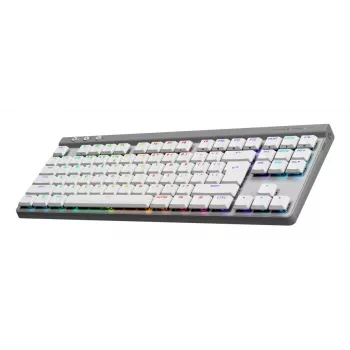 Tastatur Logitech G G515 Gaming USB RF Wireless Bluetooth QWERTY US International Weiß