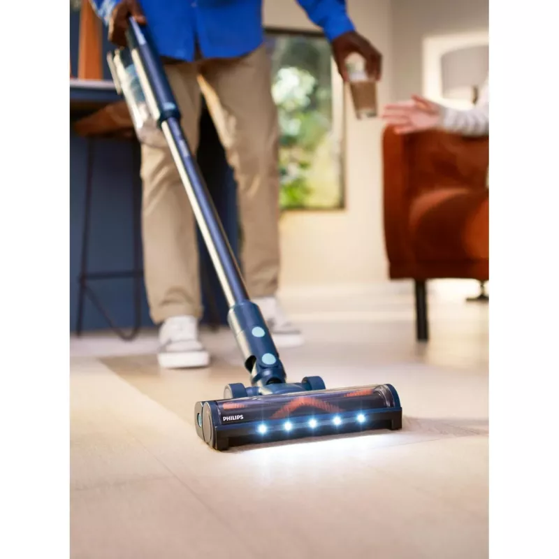 Philips 5000 series XC5043/01 Stabstaubsauger Batterie Trocken&nass Zyklon Beutellos 0,27 l Blau, Gelb