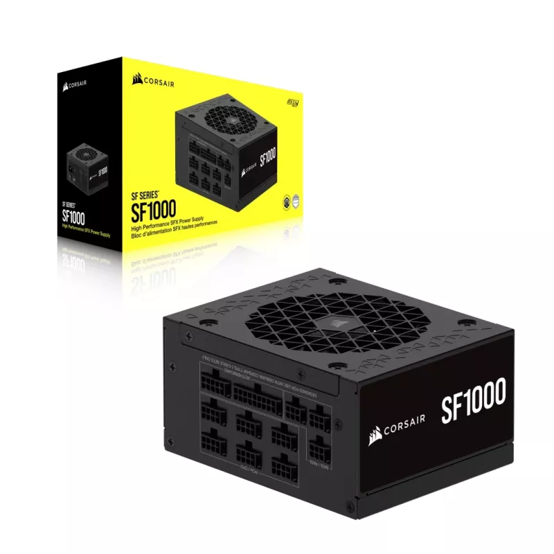 Corsair SF1000 SFX-Netzteil, 1000 W, 80 PLUS Platinum, vollmodular (CP-9020257-EU)