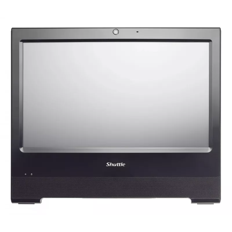 Shuttle All-In-One Barebone X50V9, 15,6 Zoll Single-Touch-Screen (resistiv), Celeron 7305U, WiFi, IP54, lüfterlos, 24/7 Dauerbetrieb