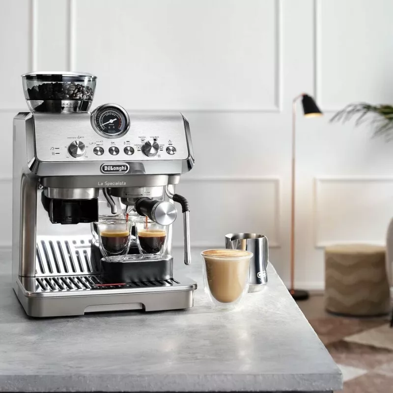 De'Longhi La Specialista Arte Evo EC9255.M Espressomaschine, Cold Brew, 1550 W, 15 bar, 1,7 l, Silber