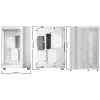 be quiet! Light Base 600 DX BGW66 Midi-Tower-PC-Gehäuse, ATX/micro-ATX/Mini-ITX, Seitenteil aus Hartglas, ARGB, USB-C, Weiß
