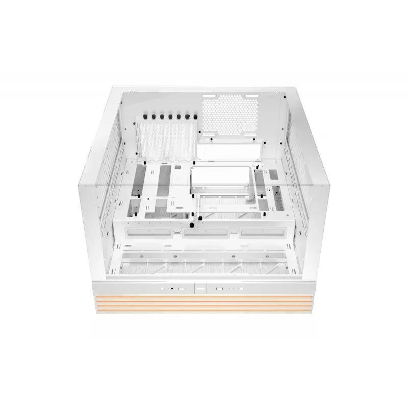 be quiet! Light Base 600 DX BGW66 Midi-Tower-PC-Gehäuse, ATX/micro-ATX/Mini-ITX, Seitenteil aus Hartglas, ARGB, USB-C, Weiß