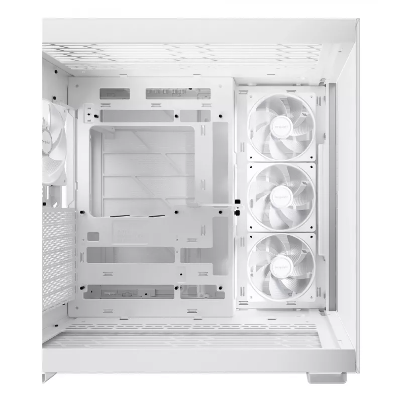 be quiet! Light Base 600 DX BGW66 Midi-Tower-PC-Gehäuse, ATX/micro-ATX/Mini-ITX, Seitenteil aus Hartglas, ARGB, USB-C, Weiß