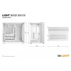 be quiet! Light Base 600 DX BGW66 Midi-Tower-PC-Gehäuse, ATX/micro-ATX/Mini-ITX, Seitenteil aus Hartglas, ARGB, USB-C, Weiß