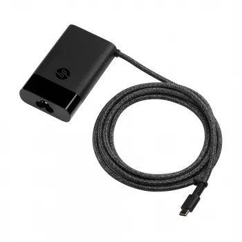 HP 671R3UT#ABB USB-C 65 W Laptop-Ladegerät, für Innenräume, Eingang 90 V / AC 115/230 V, Ausgang 5/9/12/15/20 V, Schwarz